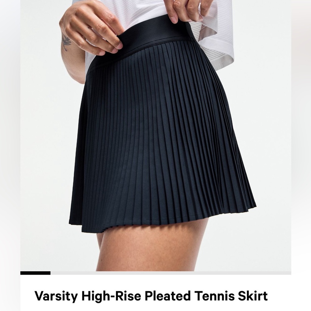 Variety High Rise Pleated Skirt